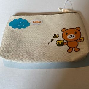 NWOT Asian Print Pencil Case